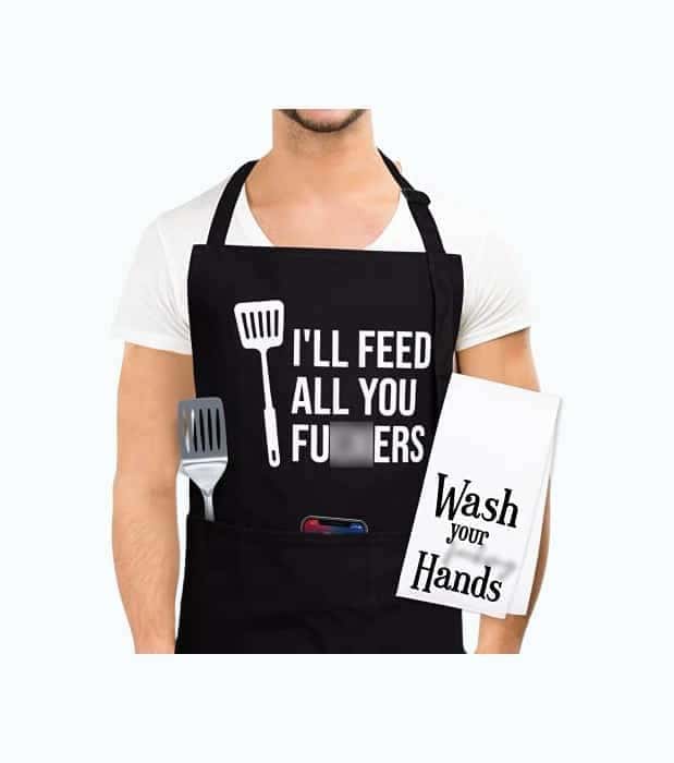 Funny Grilling Apron for Men