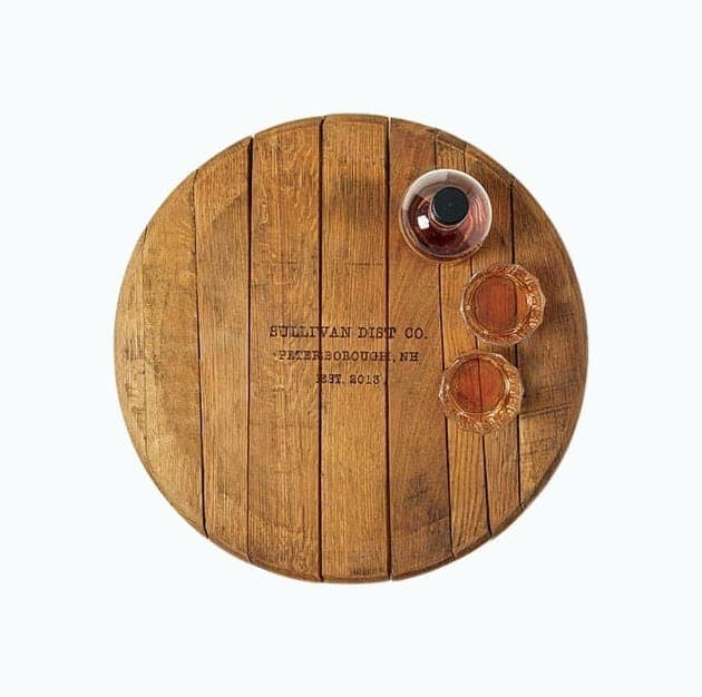 Bourbon Barrel Lazy Susan