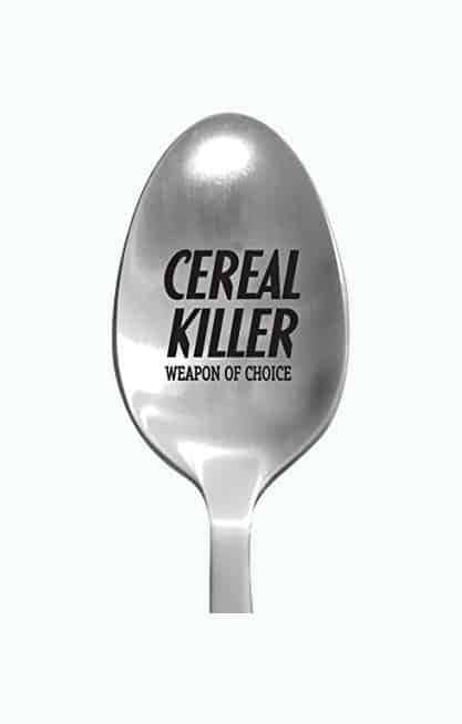 Engraved “Cereal Killer” Spoon