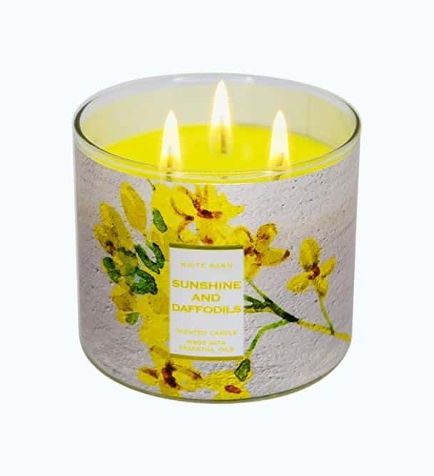 Sunshine And Daffodils Candle