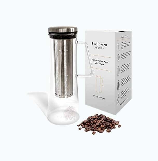 Airtight Cold Brew Iced Coffee Maker and Tea Infuser