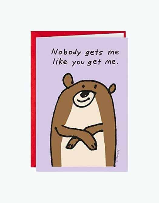 ‘Nobody Gets Me’ Friendship Card