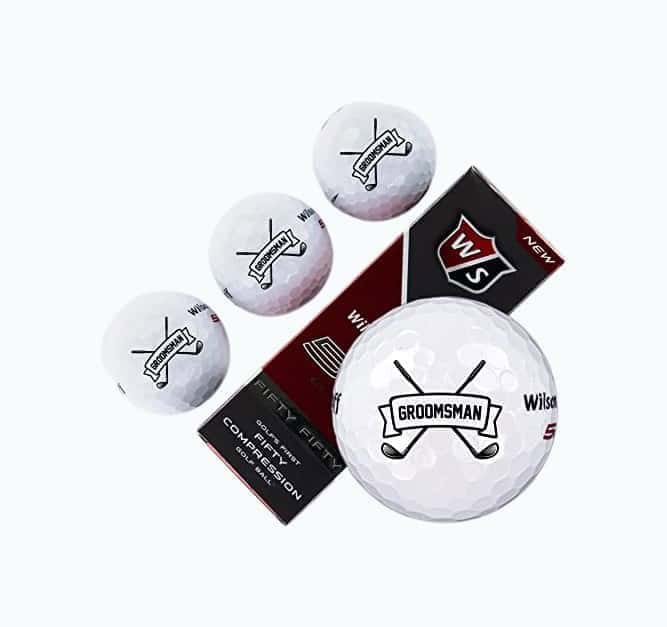 Personalized Groomsmen Golf Balls