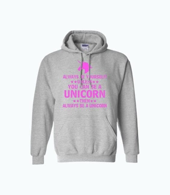 Always Be Yourself Unicorn Hoodie