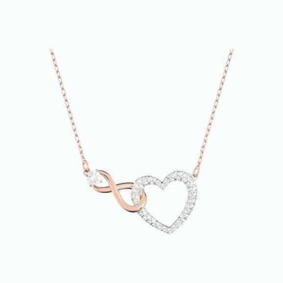 Swarovski Infinity Heart Pendant