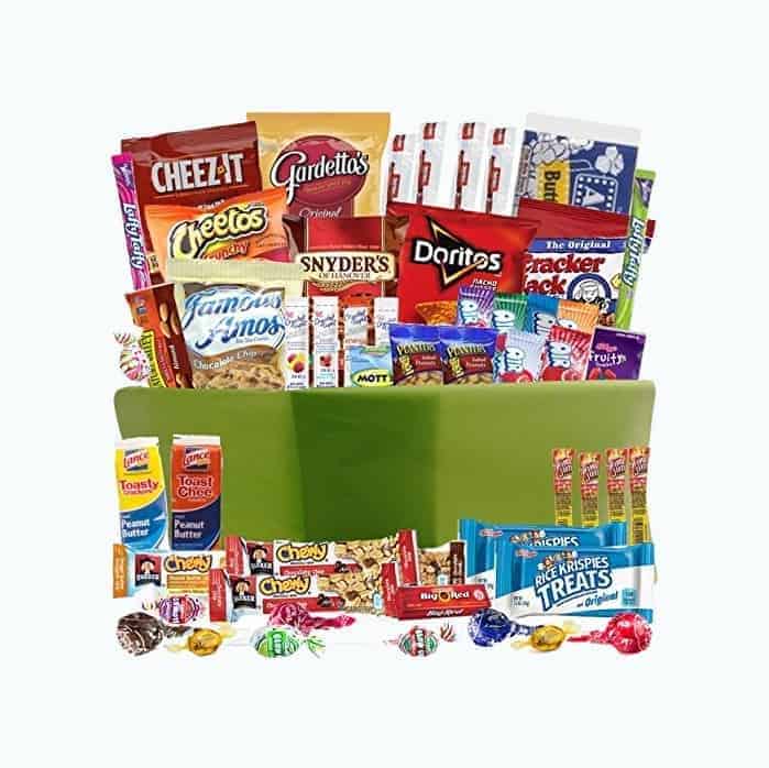 Catered Cravings Sweet and Salty Snacks Gift Basket (52 Count)