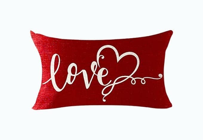 Love Lumbar Pillow Case