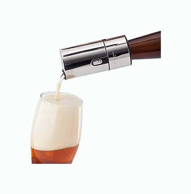 Bottled Beer Foam Maker - Awesome Compact Gift for Beer Lovers