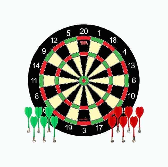 Magnetic Dart Board Game - 12 Darts