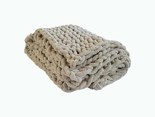 Chunky Knit Blanket