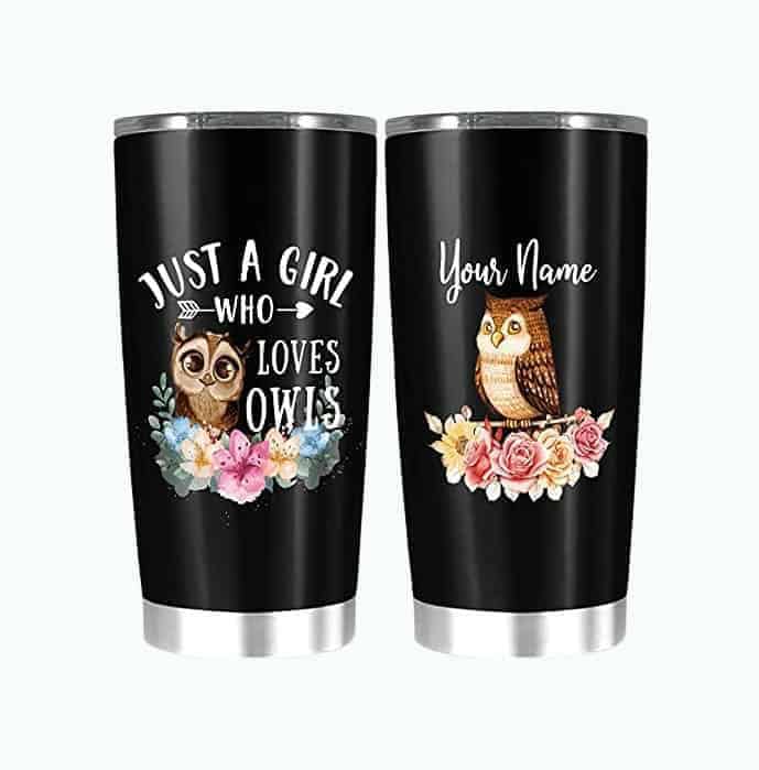 Personalized Owl Tumbler