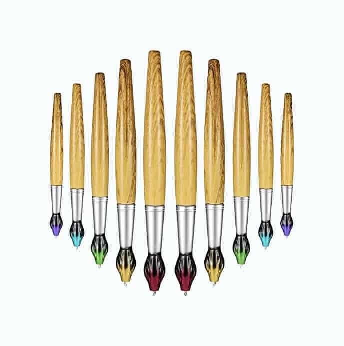 Brush Shaped Ballpoint Pens Set