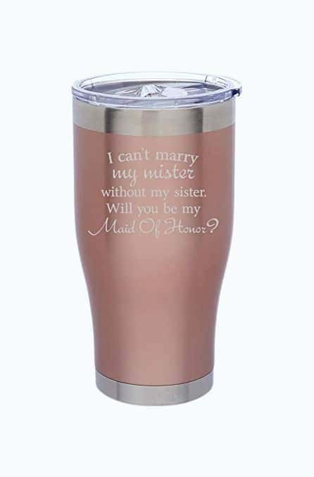 Can’t Marry My Mister Without My Sister Travel Mug