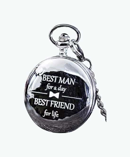 Best Man Pocket Watch