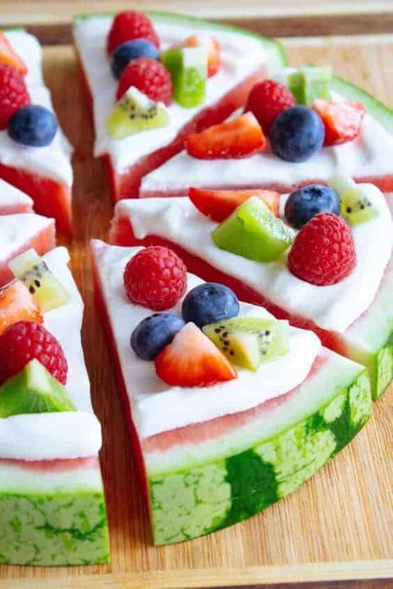 22 | WATERMELON FRUIT PIZZA