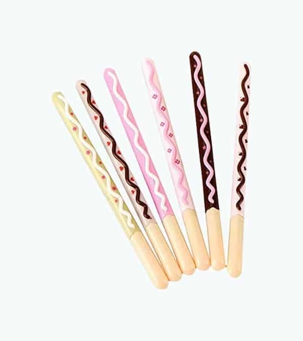 Kawaii Cookie Gel Pen Set Of 5