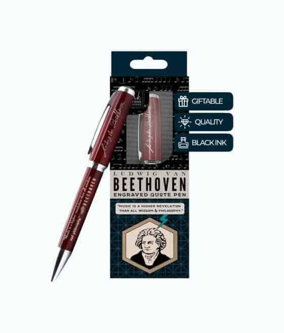 Beethoven Engraved Quote Pen