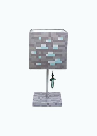 Minecraft Diamond Ore Block Lamp