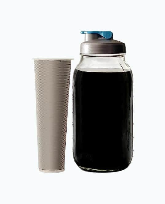 Cold Brew Mason Jar Iced Coffee Maker