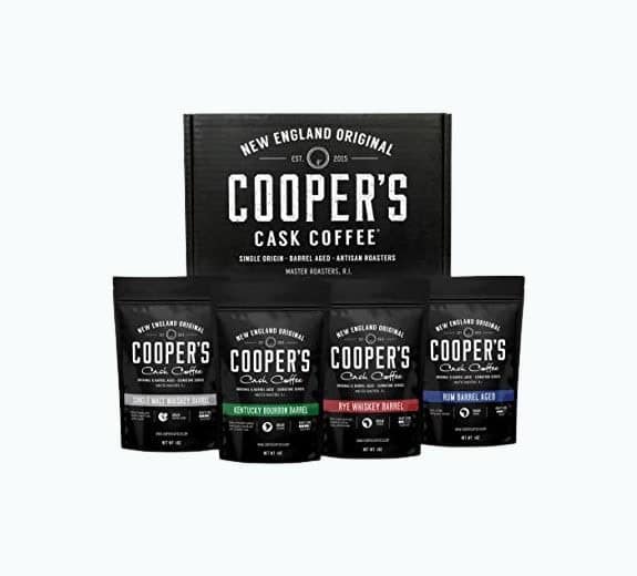 Bourbon & Whiskey Barrel Aged Coffee - 4 Bag Coffee Set