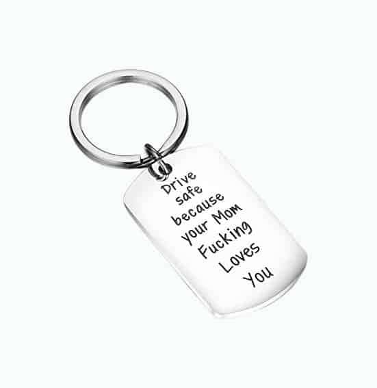 Funny New Driver Keychain