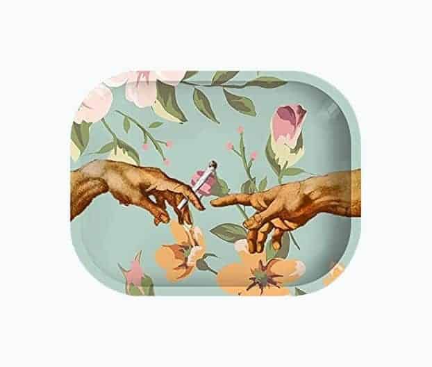 Rolling Tray “Floral Hands”