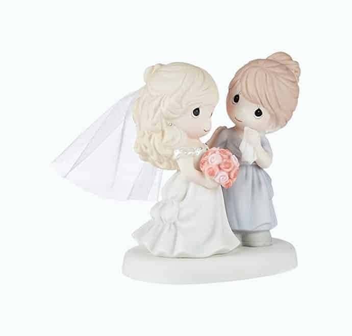 My Daughter, My Pride, A Beautiful Bride Porcelain Figurine