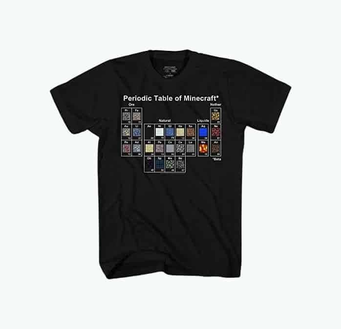 Minecraft Periodic Table of Elements TShirt