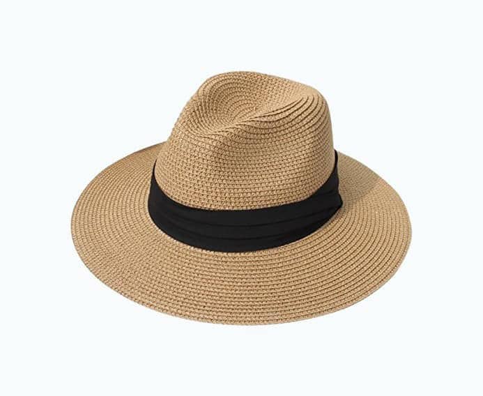 Straw Panama Roll Up Hat