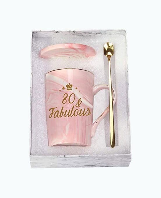 80th Birthday Mug Set