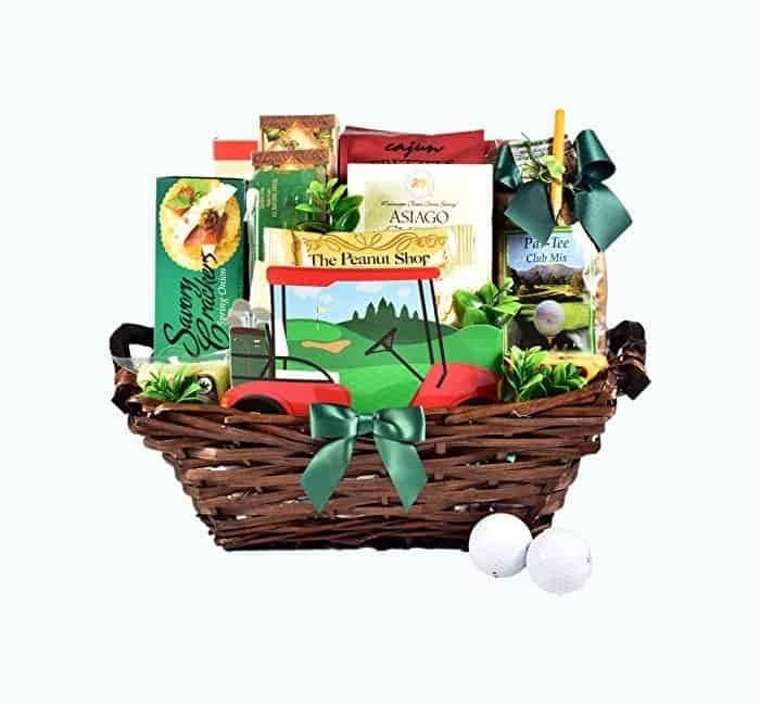 Golf Themed Gift Basket