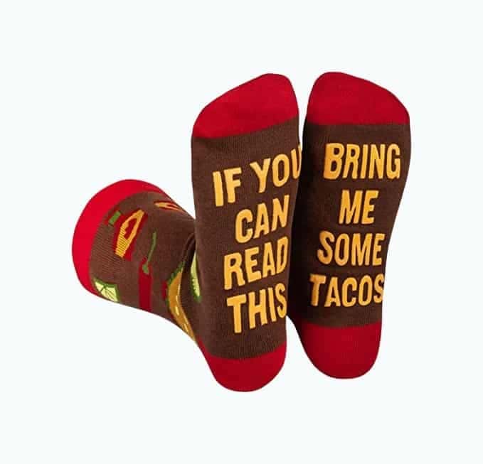 Tacos Novelty Socks