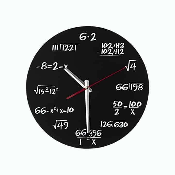 Math Wall Clock