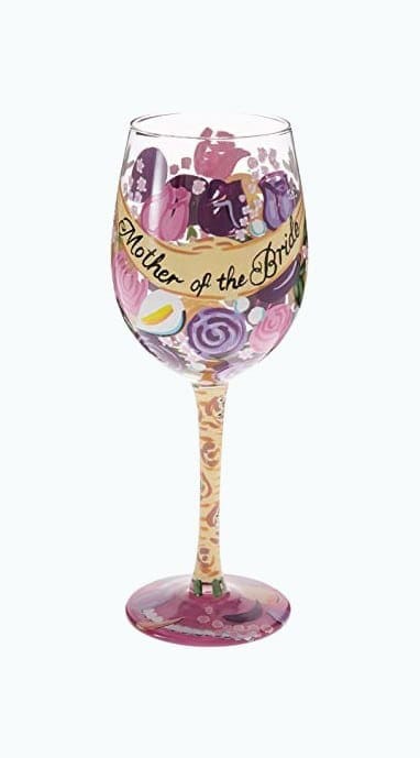 Artisan Made Hand Painted Wine Glass