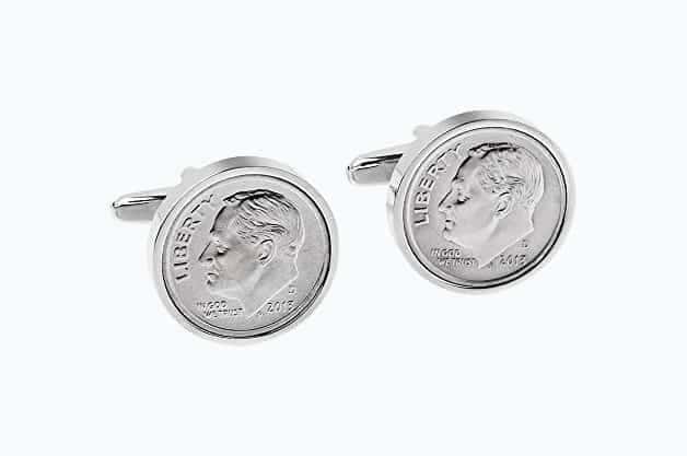 10th Anniversary Coin Cufflinks