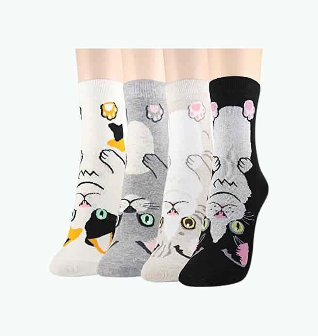 Funny Cat Socks