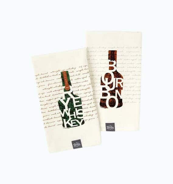 Bourbon & Rye Whiskey Bar Towels