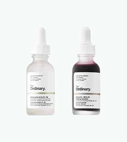 The Ordinary Peeling Solution And Hyaluronic Face Serum