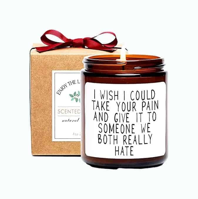 Get Well Soon Funny Soy Candle