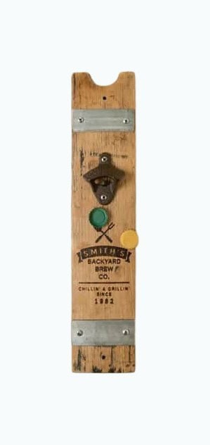 Personalized Backyard Brews Bottle Opener