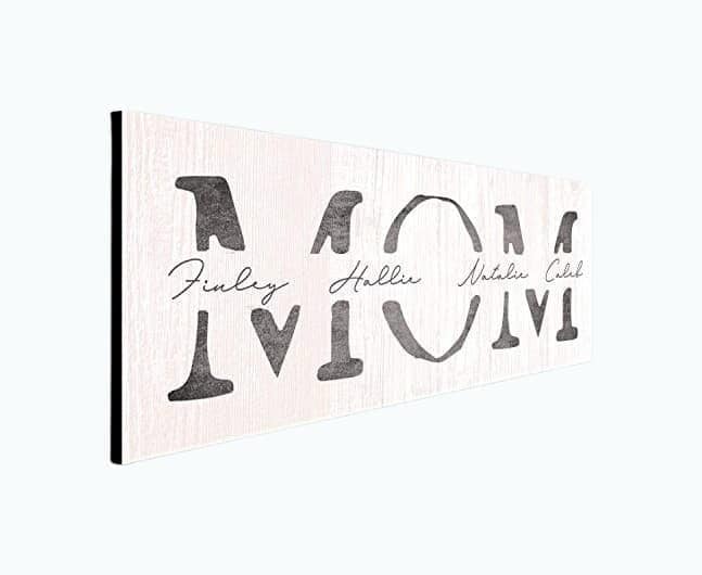 Personalized Mom Gift Sign