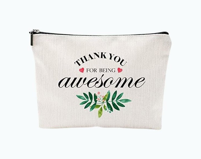 Thank You Makeup Bag