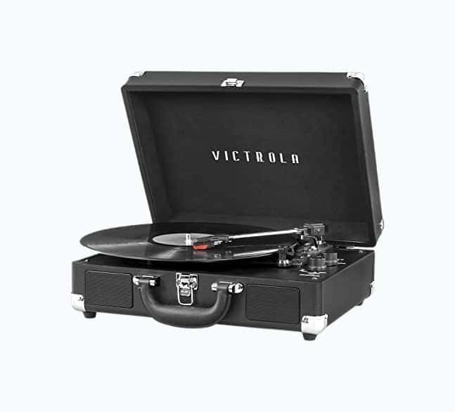 Suitcase-Style Wireless Turntable