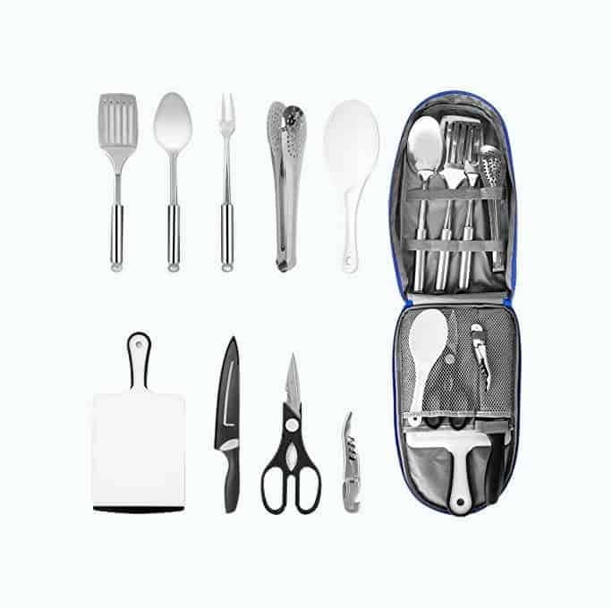 Portable Camping Kitchen Utensil Set