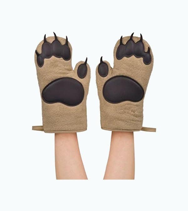 Bear Hand Oven Mitts