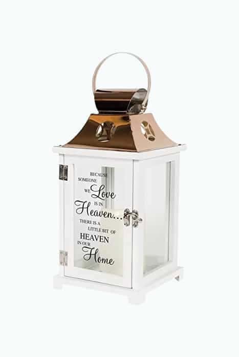 Heaven In Our Home Flameless Candles Copper Lantern