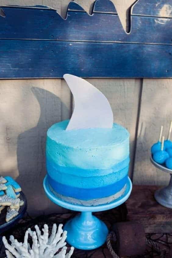 19 | SHARK FIN OMBRE CAKE