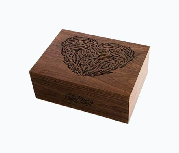 Heart Wood Keepsake Box