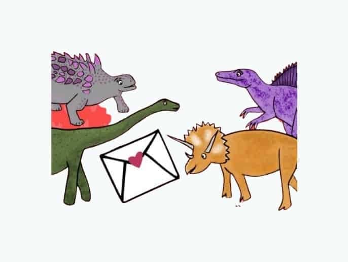 Dinosaur Valentine’s Day Picture Book