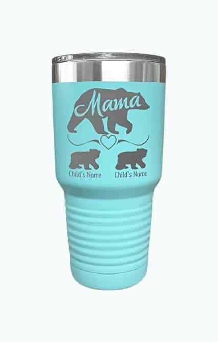 Mama Bear Personalized Tumbler